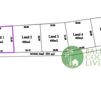 For rent, 4 Are land