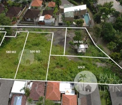 500 sqm to 590 sqm land, For sale
